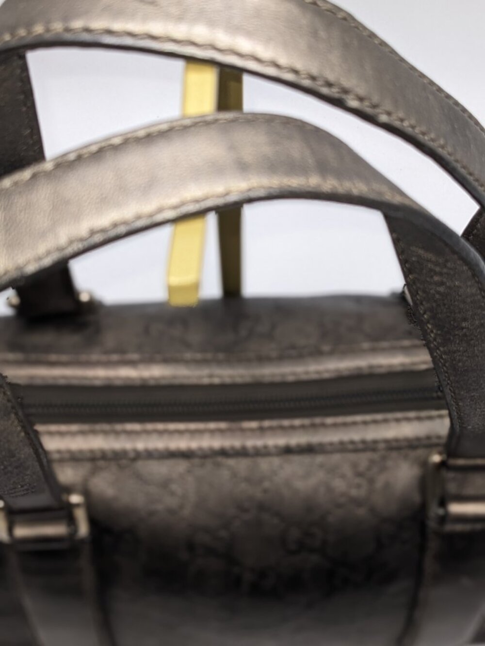 Authentic Gucci Metallic GG Monogram Boston Shoulder Bag - Picture 3 of 9